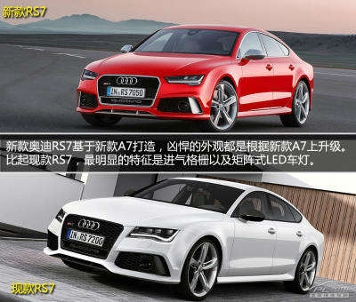 奥迪新a7/s7/rs7解析 运用全新车灯科技