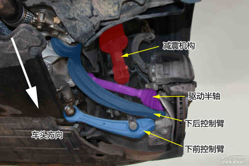 做工真不赖 奥迪q5 40tfsi底盘实拍解析